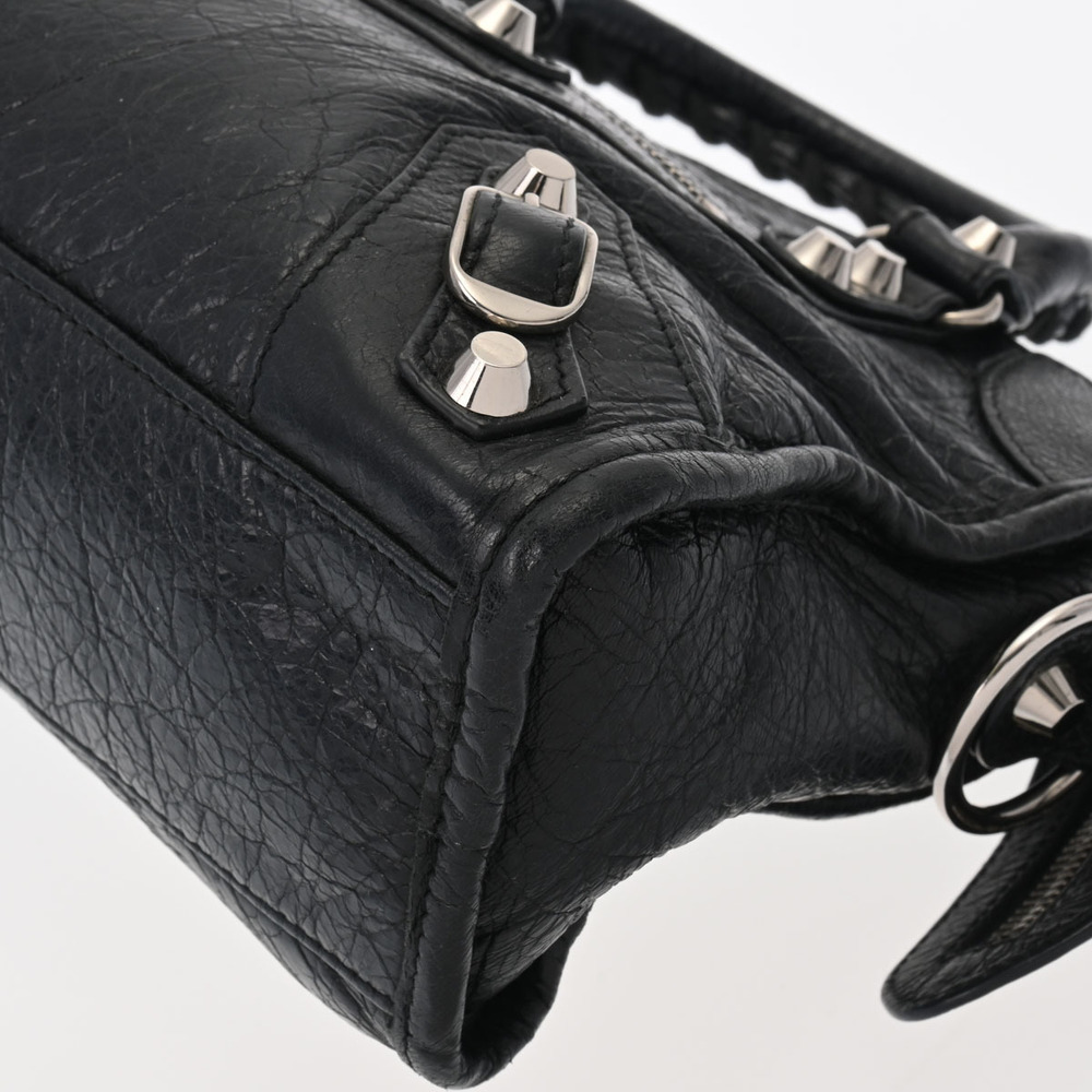 Balenciaga Black City Leather Handbag - Picture 7 of 11